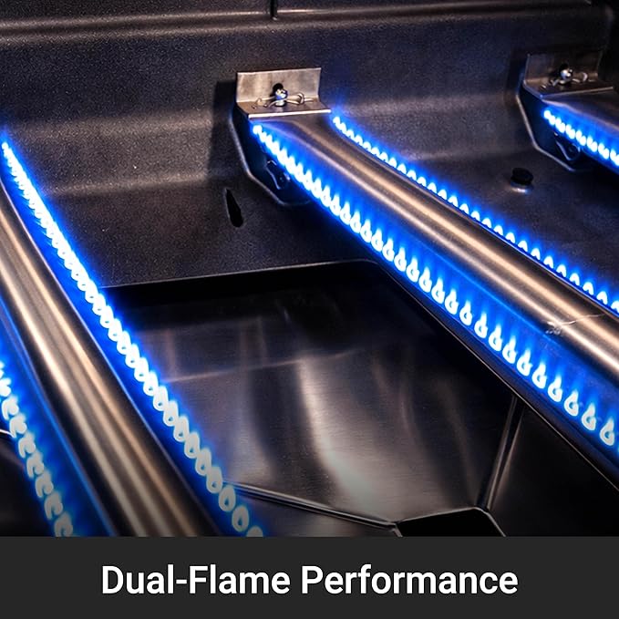 Broil King 865387 Crown S 490 4-Burner Natural Gas Grill with Side Burner and Rear Rotisserie Burner in Stainless Steel