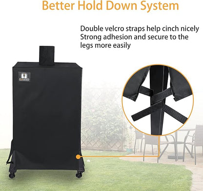 Grill Cover for Pit Boss 4/5-Series Pellet Smoker, PBV4PS1, PBV5PW1, PBV4PS2, Heavy Duty Waterproof Pit Boss Vertical Pellet Smoker Cover