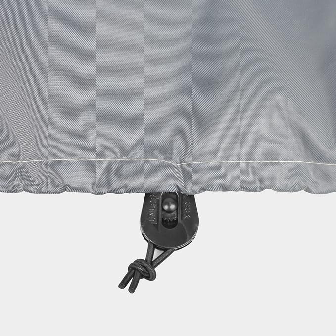 Patio Deck Box Cover Waterproof Outdoor Rectangular Storage Bench Cover 52L x 28W x 26H inch