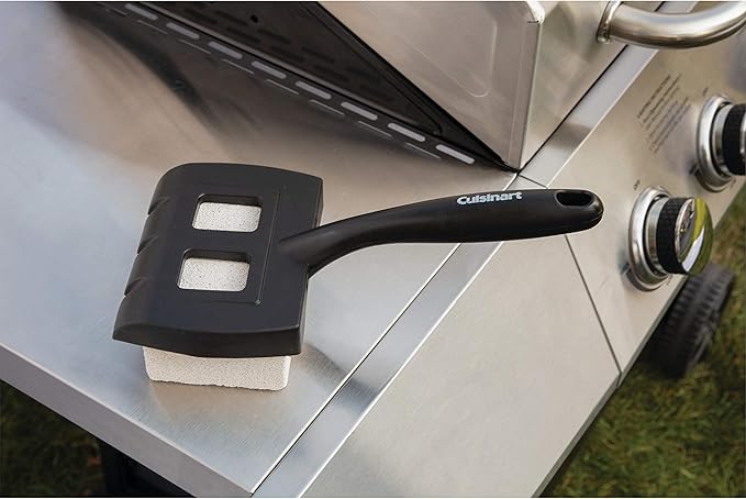 Cuisinart CCK-210 Stone Grill Cleaning Brush, White/Black