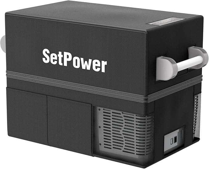 Setpower Insulated Protective Cover for AJ40 or AJ50 Portable Refrigerator Freezer, suitable for AJ40 AJ50 Both, Flexible Model