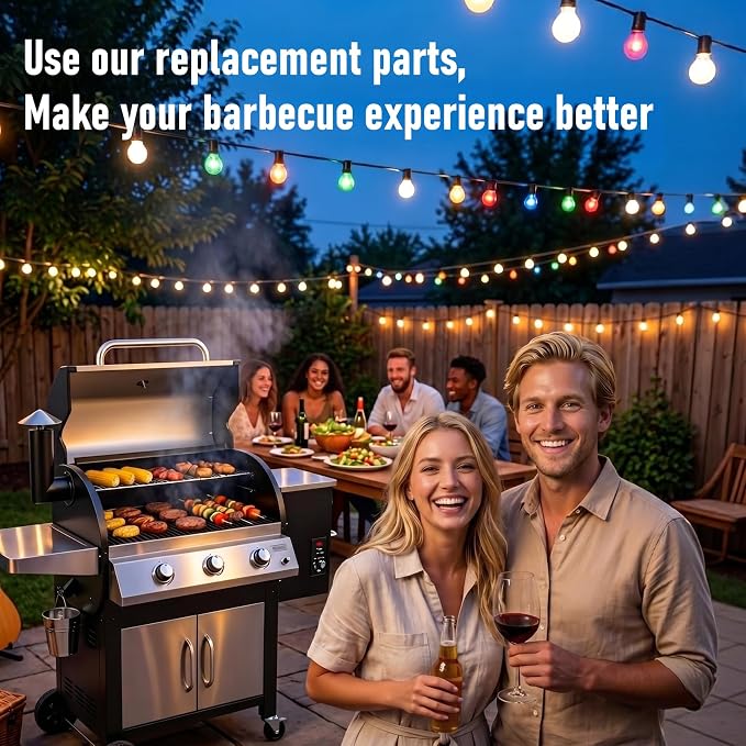 Auger Motor,Grill Induction Fan Kit,Fire Burn Pot and Hot Rod Ignitor,Traeger Parts Replacement Traeger Grill Parts for Pit Boss Grill Parts and Auger Motor for Traeger Grill,Traeger Fan Ignitor Kit