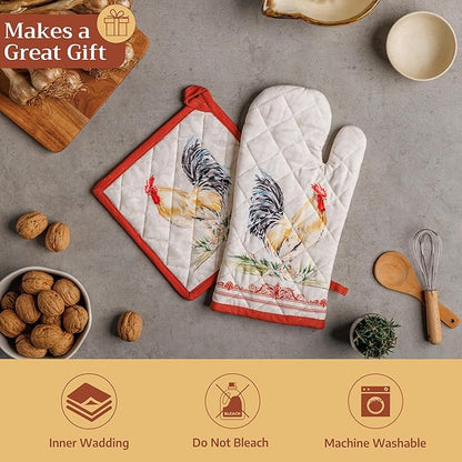 Maison d' Hermine Campagne 100% Cotton Pot Holder, 8 - inch by 8 - inch.