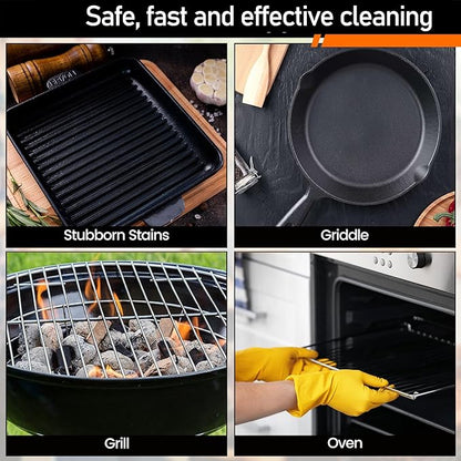 Heavy Duty Grill Cleaner, Grill Cleaning Bricks, Pumice Griddle Cleaning Stone for Removing Stains from BBQ, Swimming Pool, Sink (8 Pack)