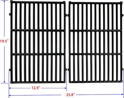 DG264 19.5" Grill Grates 17.5" Flavorizer Bars for Weber Genesis 300 Series E-310 E-320 E-330 EP-310 EP-320 EP-330 S-310 S-330 Gas Grill (2011-2016 with Front Control Knobs) 7524 7621