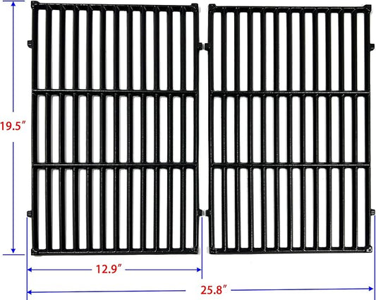 DG264 19.5" Grill Grates 17.5" Flavorizer Bars for Weber Genesis 300 Series E-310 E-320 E-330 EP-310 EP-320 EP-330 S-310 S-330 Gas Grill (2011-2016 with Front Control Knobs) 7524 7621
