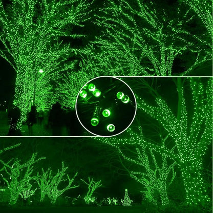 105FT 300 LED Christmas String Lights, End to End Plug 8 Modes | Christmas Lights UL Certified Outdoor Indoor Fairy Light Tree, Patio, Garden, Party, Wedding, Holiday (Green)