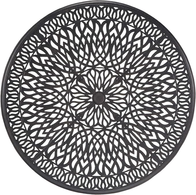 Homestyles Capri Outdoor Dining Table, Capri, Charcoal
