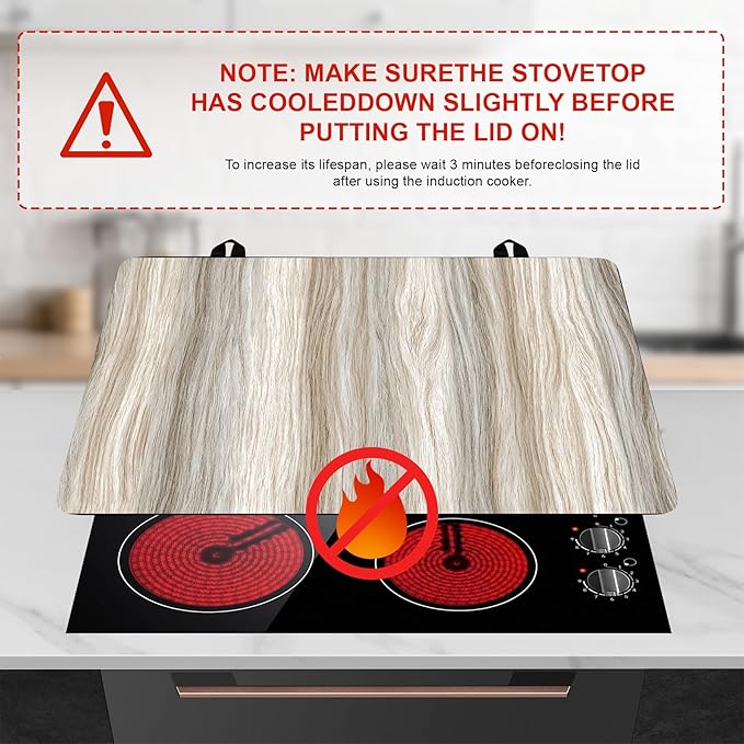 Stove Top Cover Retro Flower Gas Stove Top Cover for Home Decoration Kitchen Pad Non-Stick Washable Cooktop Covers Countertop Protector Keep Stove Clean 28"x20" (Texture-2)