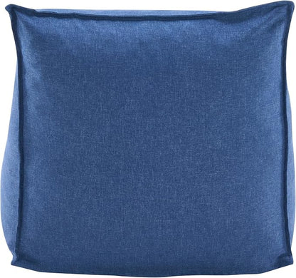 Merax Outdoor Bean Bag Chairs, 48" L Lounger Chair for Adults Bean Bag Couch Sofa with Foam Filled for Patio Pool Balcony & Desk, Water-Repellence Fabric Outside Beanbag Chair, Navy Blue