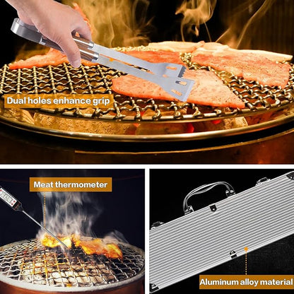 Dad Gifts from Daughter Son for Father's Day Birthday Christmas,Cool BBQ Dad Gifts Set for Outdoor Grill Barbecue,Best Gifts for Father in Law,Step Dad,First Time New Dad,Expectant Dad,Elderly Dad