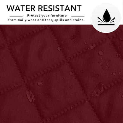 Easy-Going Reversible L-Shape Sectional Couch Cover, Small, Christmas Red | Soft Sofa Slipcover For Dogs, Fits Left/Right Chaise Lounge Protector, Water Resistant Mat For Living Room