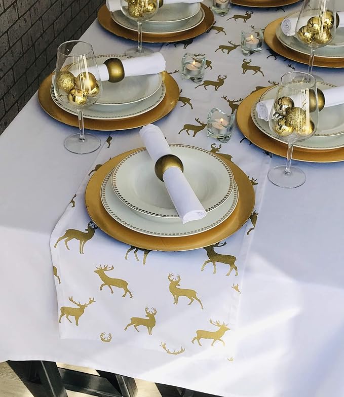 Creamy White Rectangle Tablecloth 60 x 120 Inch 8 Foot 210 GSM Stain&Water Wrinkle Resistant Washable Fabric Table Cloth for Dining Table Buffet Parties Outdoor Picnic Camping Kitchen
