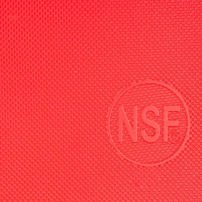 Thirteen Chefs Extra Large 24 x 18 Red Cutting Board - HDPE Plastic, 1/2" Thick Poly for Commercial Restaurant Kitchens, NSF Stamped