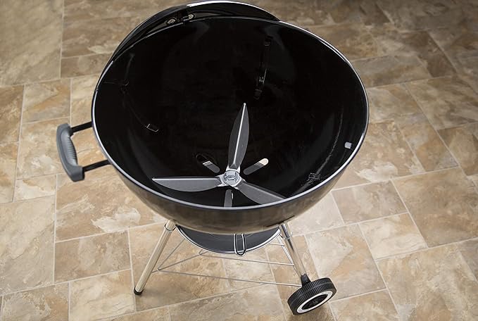 Weber 7444 One Touch Cleaning System Aluminium 57 cm & Char-Baskets