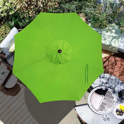 Blissun 9ft Patio Umbrella Replacement Canopy, Market Umbrella Top, Outdoor Table Umbrella Canopy for 8 Ribs, Canopy Only