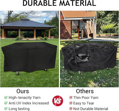Outdoor Heavy Duty Waterproof Grill Cover for Blackstone Original 44 inch 5 Burner Griddle Cover 1568,Black stone Bronco 5-Burner 44" Omnivore Propane Grill Cover 2426 for Blackstone Grill Accessories