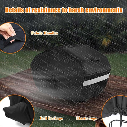 GRISUN Waterproof Pizza Oven Cover for Blackstone 22" Portable Pizza Oven | for Blackstone 6961 6964 5559 6963 6962 6960, Durable Fabric Full-Length Waterproof Grill Cover, Fits Blackstone Gas Grill