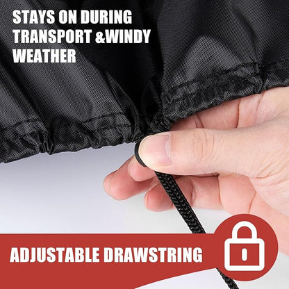 Pizza Oven Cover compatible with Cuisinart CPZ-120 Indoor Pizza Oven,Waterproof Pizza Oven Indoor Outdoor Covers - 19"L x 17.5"W x 11"H,Black