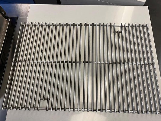 Mont Alp 304 Stainless Steel Replacement Grill Grates 14"W x 18"D (Set of 2) for MA-957RS / MA-957FCRS and Black MA-957 / MA-957FC Compact 70"W x 24"D x4 6"H Outdoor Kitchen Island BBQ Grill Models