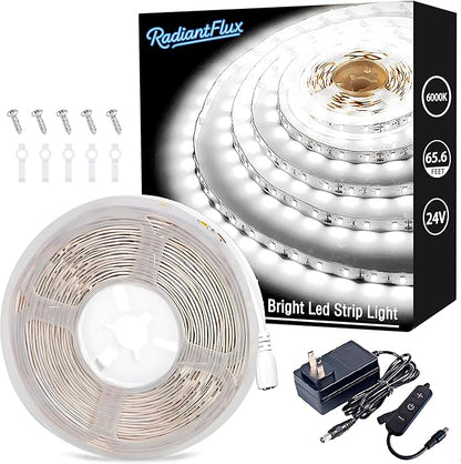 Led Strip Lights 65 ft for Living Room, 1200 Leds DIY Home Decor for House Warming Super Bright LED Tape Rope Lights for Kitchen, Vanity Mirror, Flexible LED Light Strips for christmas decor