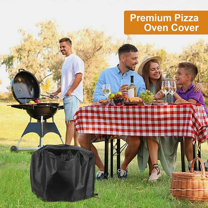 21 Inch Pizza Oven Cover for Solo Stove Pi Pizza Oven Without Gas Burner | 21x21x15,Waterproof Dustproof Heavy Duty Oxford Fabric,for Solo Stove Pi Prime Pizza Gas Propane Oven Outdoor