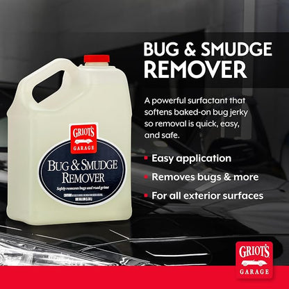 Griot's Garage Smudge Remover, Car Cleaning Spray for Spot Removal, Works on All Exterior Surfaces, Releases Smudges, Oil, Grime, and Scuffs, One Gallon