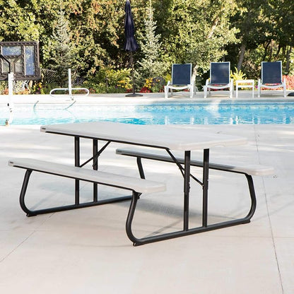 Lifetime Folding Picnic Table, 6-Foot