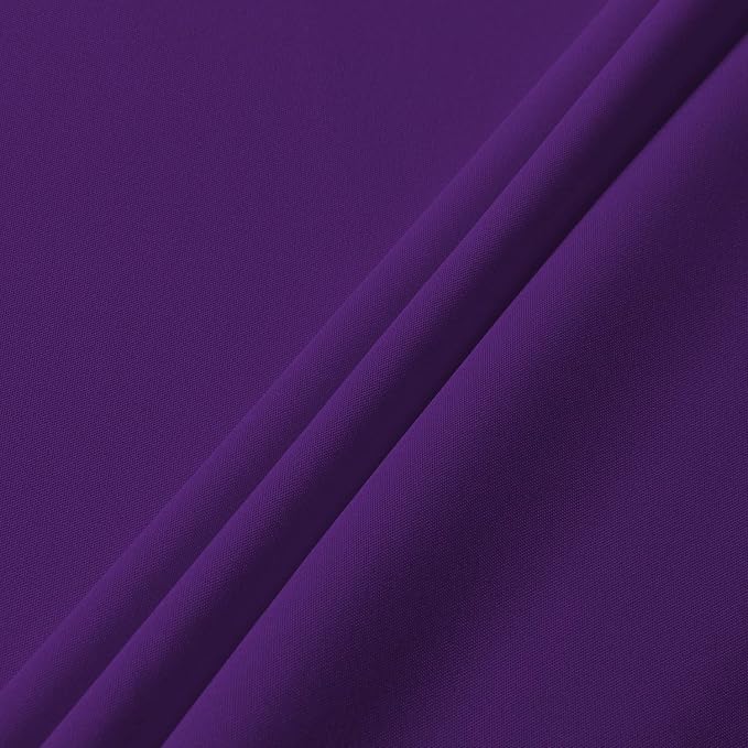 sancua Rectangle Tablecloth - 90 x 132 Inch - Stain and Wrinkle Resistant Washable Polyester Table Cloth, Decorative Fabric Table Cover for Dining Tables, Buffet Parties and Camping, Purple