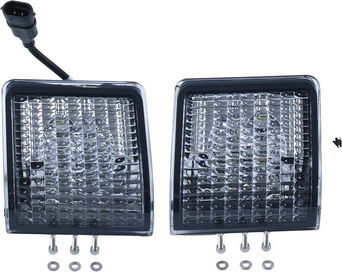 compatible Pair LED Front Corner Work Light AL78178 AL78177 Compatible with John Deere 6210 6310 6410 6610 6505 6600 7200 7410 Tractor Grill Lights, LH&RH