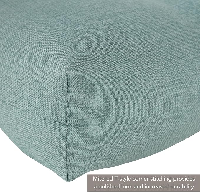 Greendale Home Fashions Seafoam 44'' x 22'' Outdoor High Back Chair Cushion