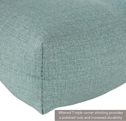 Greendale Home Fashions Seafoam 44'' x 22'' Outdoor High Back Chair Cushion