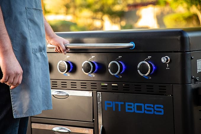 Pit Boss PB5BGD2 Gas Griddle, 5 Burner, Black