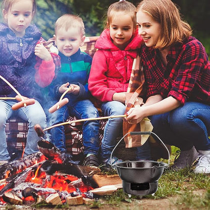 IMIKEYA Portable Charcoal Stove Barbecue Grill Outdoor Camping Supplies Coffee Color Cast Iron Heating Tea Stove