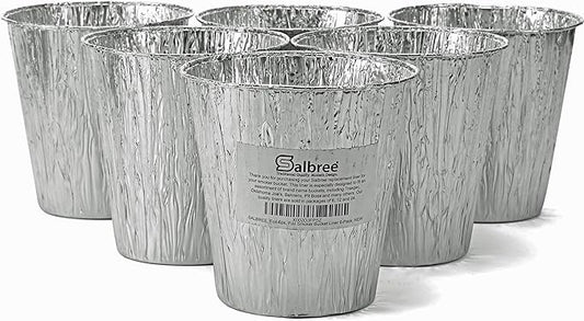 Smoker Bucket Drip Foil Liner Tray for Catching Grease, Compatible with Traeger, Oklahoma Joe, Behrens, Pitboss, Green Mountain, Pit Boss & Other Grill Bucket Accessories for Pro Pellet Oklahoma