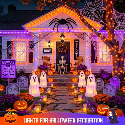 JMEXSUSS 250 LED Smart Color Changing Halloween Lights, RGB String Lights | Plug in, APP & Remote Control, 16 Million DIY Colors, Durable, Smart Christmas Lights for Tree Party Indoor Outdoor Decor