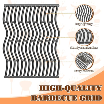 P500RSIBNK-3 Grill Replacement Part Kit for Napoleon Prestige 500 & Pro 500 Gas Grill Parts, Grill Grates & Heat Plate and Burner for Napoleon Built-in Prestige 500, Replace for Napoleon BIP500RBNSS-3