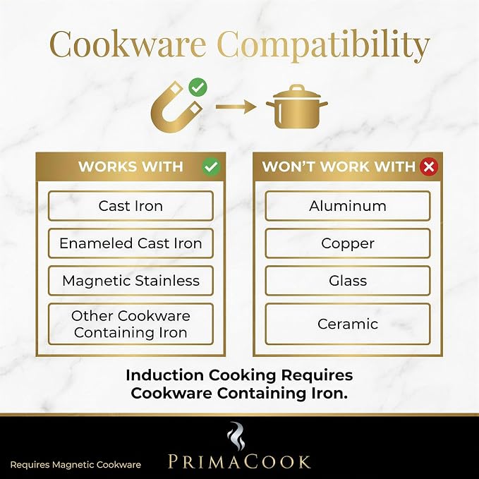 1800W Portable Induction Cooktop Burner – 20 Temperature Settings, 18 Power Levels, 10-Hour Timer – Countertop Electric Hot Plate for RV, Canning, Dorm, Kitchen – Child Safety Lock (Black) | 1800W, 20 Temp Settings, 18 Power Levels, 10-Hr Timer, Cannin...
