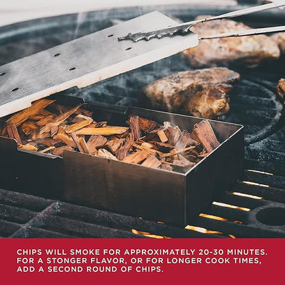 Fire & Flavor Premium All Natural Hardwood Smoking Chips, Works with All Grills, Cherry