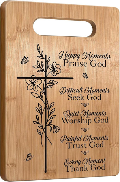 First Communion Gifts, Christian Gifts For Women Faith Religious Gifts Inspirational Gifts, Bible Verse Gifts For Elderly Jesus Cross Scripture Gifts, Christmas Cutting Board Gifts for Women Friend