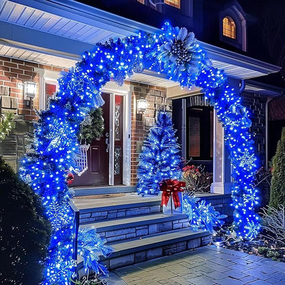 100FT Blue LED Fairy Lights, Connectable Christmas String Lights | 8 Lighting Modes Waterproof Light with Timer for Tree, Bedroom, Patio, Wedding, Party, Indoor Outdoor Decor