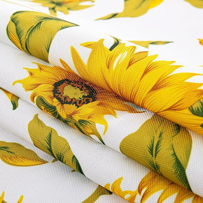 Lamberia 60" Round Patio Tablecloth with Umbrella Hole and Zipper, Waterproof Outdoor Table Cover for Patio, Backyard, BBQ, Picnic & Indoor Dining, Washable Polyester Circular Tablecloth