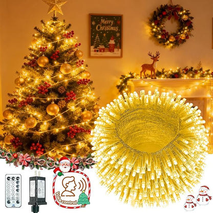 2026 New Voice Control Connectable 88FT 240LED String Lights Indoor Outdoor Clear Wire Twinkle Fairy Light Plug in with Timer for Bedroom Classroom Wedding Tree Patio Decor