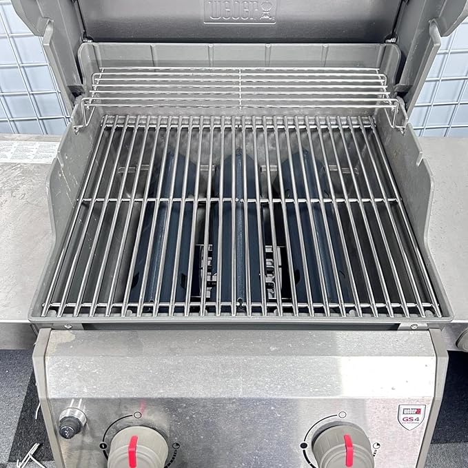 Grill Parts for Weber Spirit 2 Parts GS4 Spirit II & I E210 S210 E220 S220, GS4 Replacement for Weber Spirit 2 Stainless Steel Grates 7637 64815, Flavorizer Bars 7635 67045 69796 for Weber Grill Parts