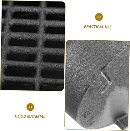 Happyyami Portable Charcoal Grill Stove Multifunctional Tabletop Bbq Grill for Camping and Outdoor Cooking Cast Iron Charcoal Chimney for Versatile Grilling and Heating