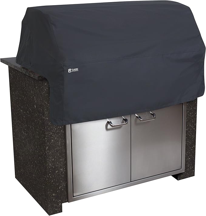Classic Accessories Water-Resistant 37 Inch Built-In BBQ Grill Top Cover