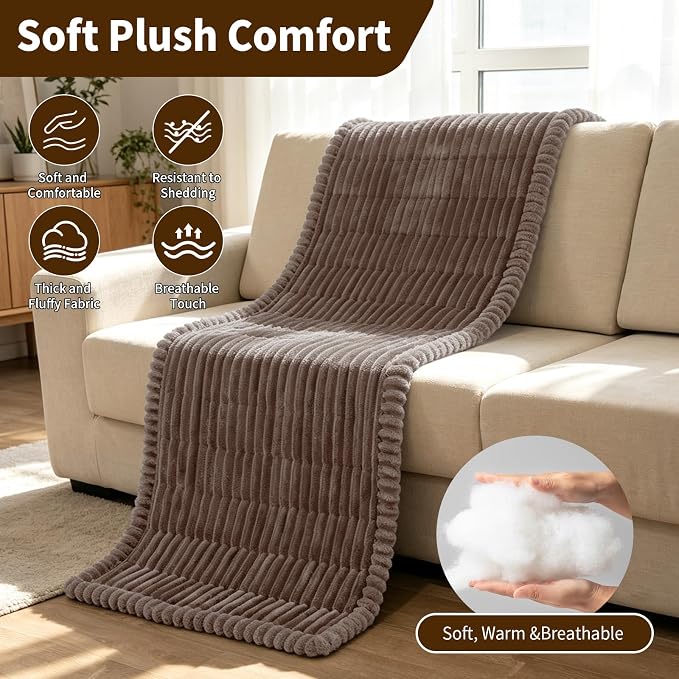 Leakproof Couch Cover for Dogs, Non Slip Washable Sofa Protector | Stain-Resistant Window Seat Cushions Chair Mat Car Seat Cover for Kids Pets (Khaki 27.6" x 59")
