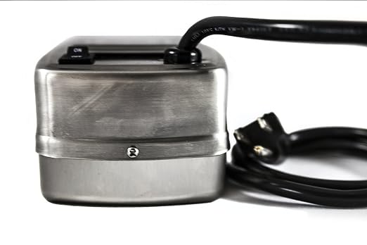 OneGrill 4PM05 Stainless Steel Grill Rotisserie Motor - Electric 13 Watt 110/120 Volt - 72 in./lbs Stall Torque - 5/16 Inch Square Drive - 3 Inch Bracket Fitment