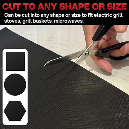 Grill Brush and Grill Mats for Outdoor Grill, BBQ Grill Accessories Set - Grill Brush Bristle Free with Scraper ×1 and Grill Mats ×10, BBQ Grill Brush Cleaning Set/Grill Mats for Grilling