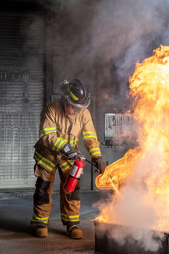 Amerex B500, 5lb ABC Dry Chemical Class A B C Fire Extinguisher (3, 7.25" W X 4.25" D X 15.25" H)